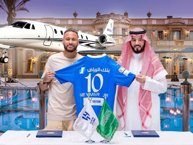 Neymar sống như ông hoàng, có chuyên cơ, siêu xe và dinh thự tại Saudi Arabia - Ảnh 1.