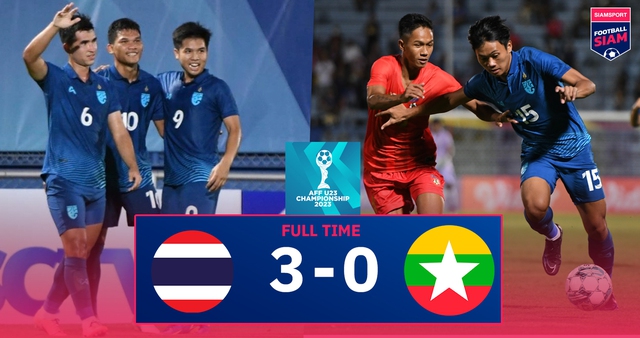 U23 Thái Lan phô diễn sức mạnh bằng chiến thắng tưng bừng, “đặt một chân” vào bán kết - Ảnh 2.
