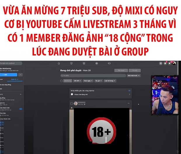 Lo lắng bay kênh vì lý do khó đỡ, nam streamer hàng đầu Việt Nam thoát việt vị trong phút chốc - Ảnh 2.