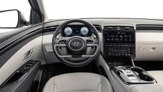 Hyundai Tucson 2024 ra mắt năm sau: Nội thất nhiều điểm mới, màn hình cong giống Santa Fe - Ảnh 3.