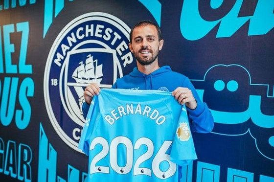 Bernardo Silva gia hạn với Man.City để thắng 4 Premier League liên tiếp - Ảnh 1.