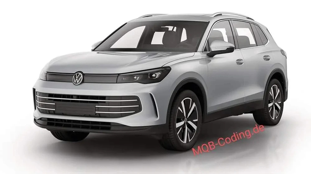 VW Tiguan 2024 lộ ảnh hoàn chỉnh: Trông gần như xe điện, ra mắt cuối năm nay - Ảnh 1.