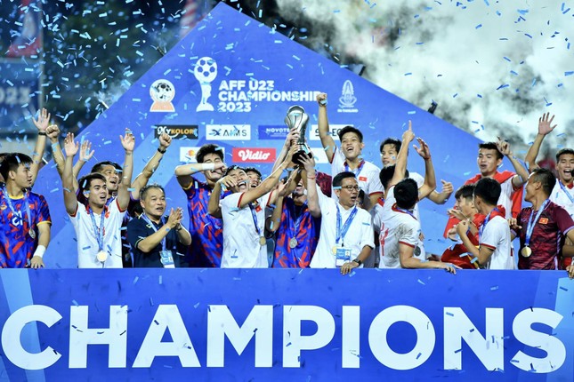 Đội hình tiêu biểu giải U23 Đông Nam Á 2023: Gọi tên Văn Khang, Văn Chuẩn - Ảnh 1.