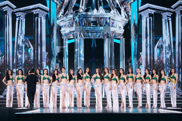 Chung kết Miss Grand Vietnam 2023: Top 15 thí sinh lộ diện, Tấm Thuỳ Vi dừng chân tiếc nuối - Ảnh 2.