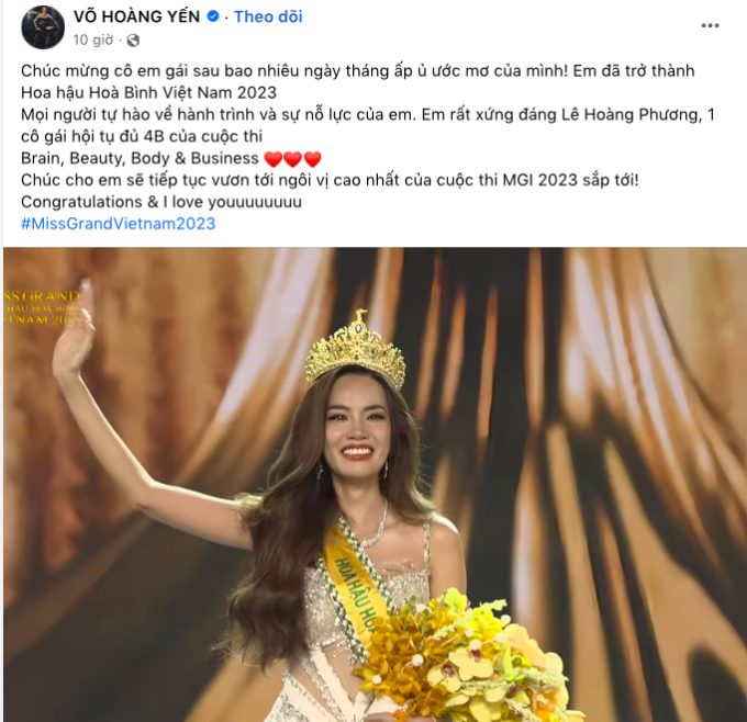 Dàn sao Việt vỡ oà trước chiến thắng của Lê Hoàng Phương: Thanh Thanh Huyền khóc nức nở, Khánh Vân có biểu cảm gây sốt - Ảnh 8.