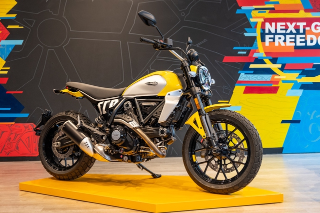 Chi tiết Ducati Scrambler Icon 2023 giá gần 380 triệu tại Việt Nam: Thiết kế khác 70% đời cũ - Ảnh 2.