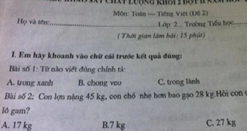 Bài Toán tiểu học thoạt nhìn thì thấy siêu dễ nhưng đọc kỹ nội dung mới thấy ngớ ngẩn, người ra đề hứng chê trách - Ảnh 2.