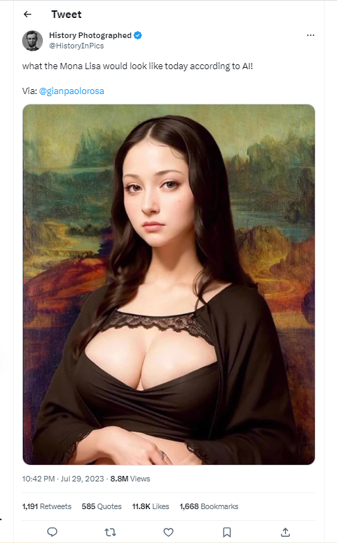 Hé lộ hình ảnh nàng Mona Lisa của thế kỷ 21, dung mạo ra sao mà khiến nhiều người sửng sốt? - Ảnh 4.