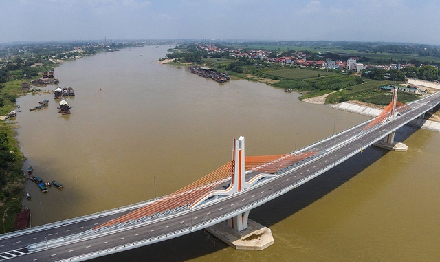 Khánh thành 2 cây cầu lớn hơn 3.000 tỷ ở Hà Nội và Vĩnh Phúc - Ảnh 3.