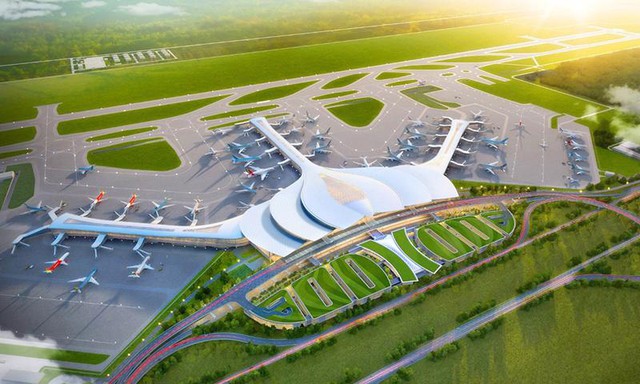 Nhà ga hành khách trái tim 35.000 tỷ của siêu sân bay Long Thành khởi công - Ảnh 1.