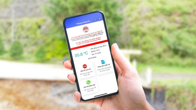 Hướng dẫn cách kêu cứu khẩn cấp qua mini app phòng chống thiên tai trên Zalo - Ảnh 1.