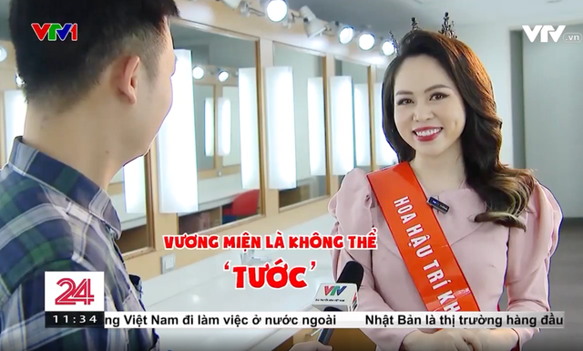 VTV24 cà khịa loạt phát ngôn của Hoa hậu Ý Nhi, nữ MC hoá thân với màn phỏng vấn xéo xắt - Ảnh 1.