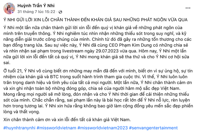 Hoa hậu Ý Nhi có động thái đầu tiên sau nhiều ngày im hơi lặng tiếng giữa loạt thị phi - Ảnh 2.