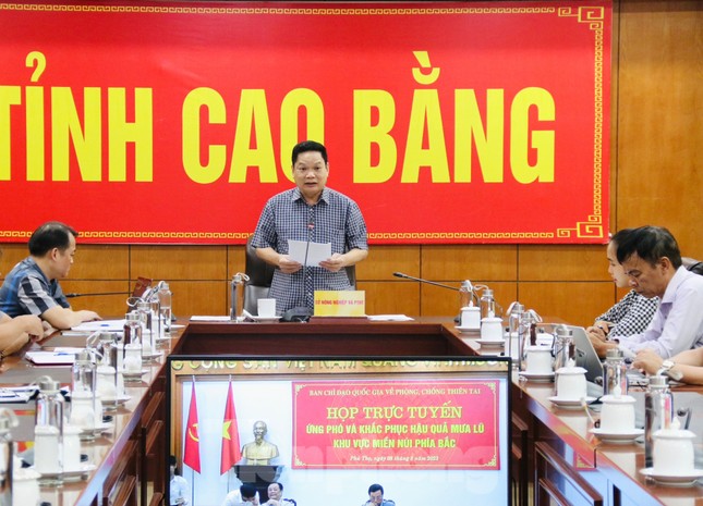 Cao Bằng: Sạt lở làm đổ trường học, 1 người bị thương - Ảnh 2.