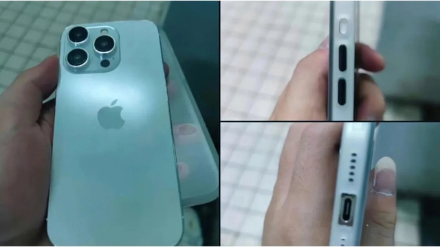 Mô hình cho thấy thiết kế hoàn chỉnh của iPhone 15 Pro, có thay đổi nổi bật so với iPhone 14 - Ảnh 1.
