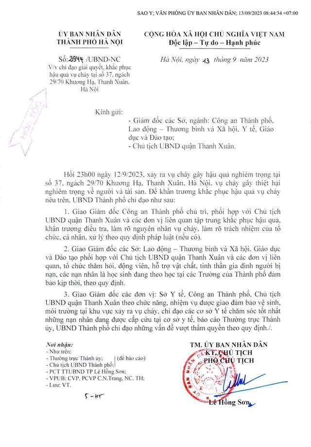 Cập nhật vụ cháy chung cư mini ở Hà Nội: Chủ tịch TP chỉ đạo khẩn trương điều tra nguyên nhân, làm rõ trách nhiệm - Ảnh 15.