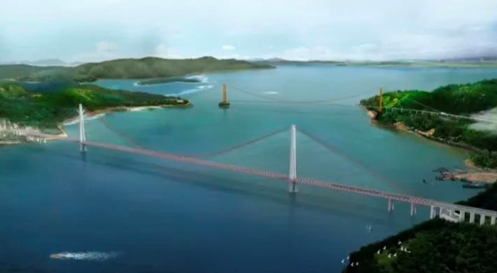 Trung Quốc một lần nữa khiến thế giới ngỡ ngàng với tham vọng dựng tuyến đường khó làm nhất hành tinh: Dài 77km nhưng 90% là cầu và hầm, cho phép tàu cao tốc chạy cả... dưới biển - Ảnh 1.