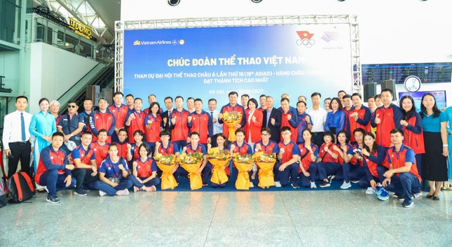 ‘Đại quân’ thể thao Việt Nam lên đường tranh tài tại Asiad 19 - Ảnh 1.