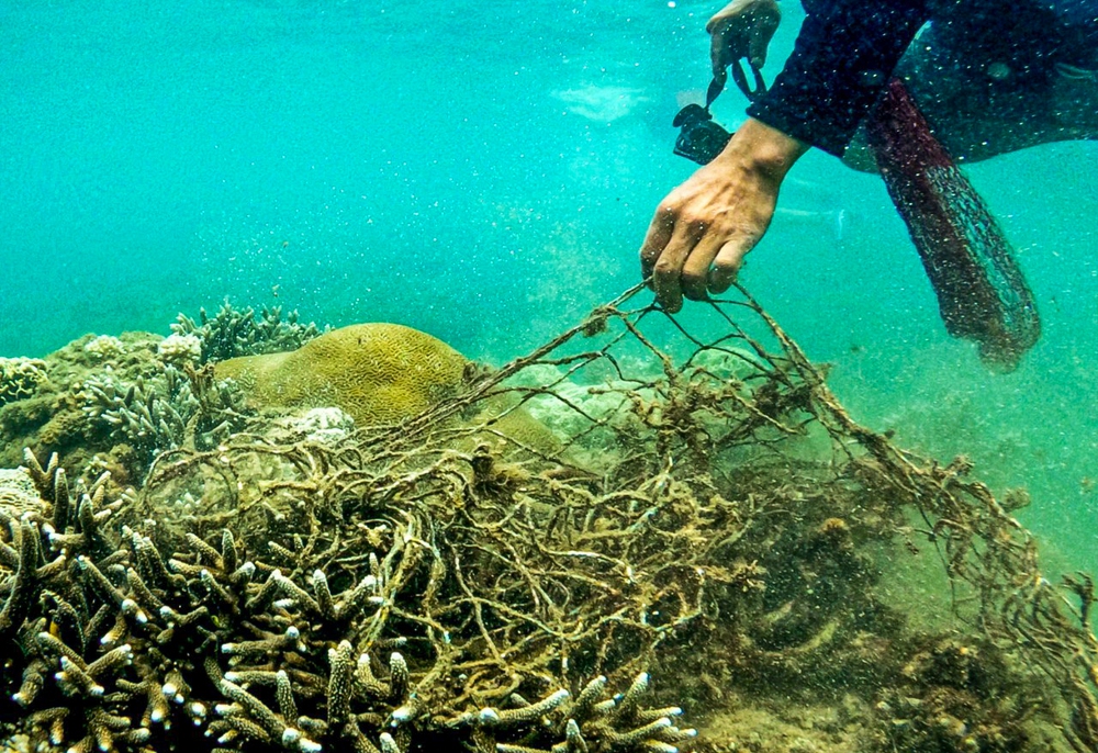 Chuyện những chiếc lưới ma bức tử san hô ở Đà Nẵng và nhóm phượt đáy biển, giải cứu đại dương - Ảnh 12.