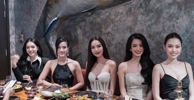 Khung ảnh bùng nổ nhan sắc của Top 5 Miss Grand Vietnam: Lê Hoàng Phương và Bùi Khánh Linh đọ sắc căng đét - Ảnh 2.