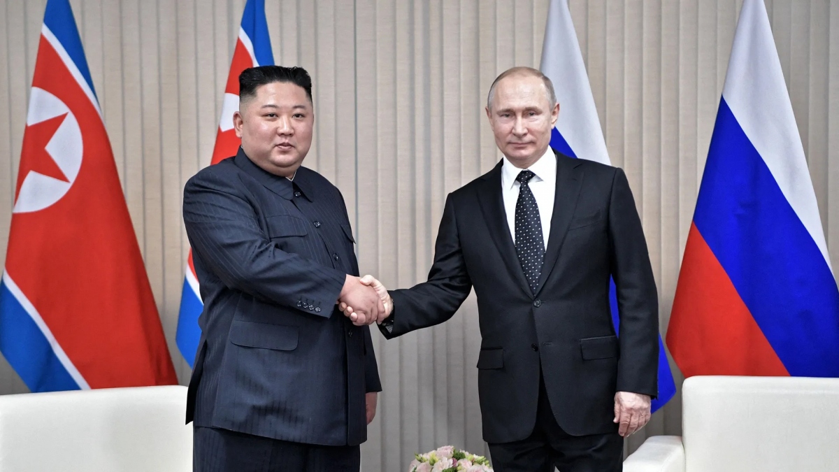 Điện Kremlin lên tiếng về thông tin Tổng thống Putin gặp ông Kim Jong-un - Ảnh 1.