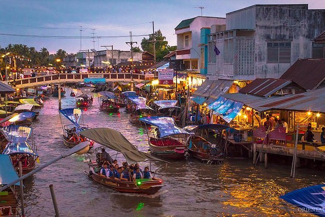 Hỏa hoạn kinh hoàng thiêu rụi Chợ nổi Pattaya, nhiều người liều mình nhảy xuống sông thoát thân - Ảnh 8.