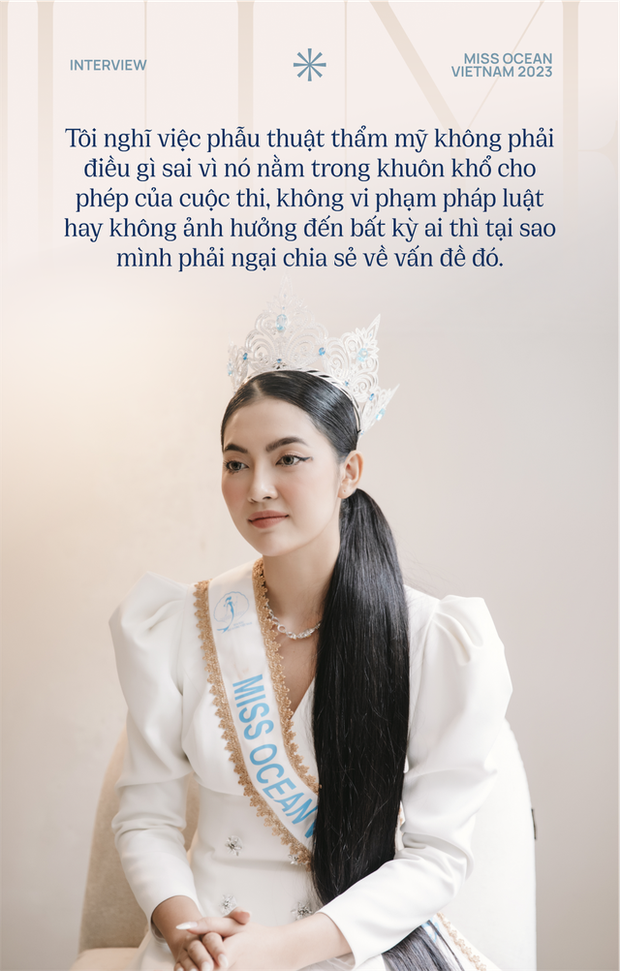  Tân Hoa hậu Đại dương Việt Nam thừa nhận phẫu thuật thẩm mỹ: Fan sắc đẹp rất thông minh, cứ thẳng thắn ngay từ đầu - Ảnh 6.