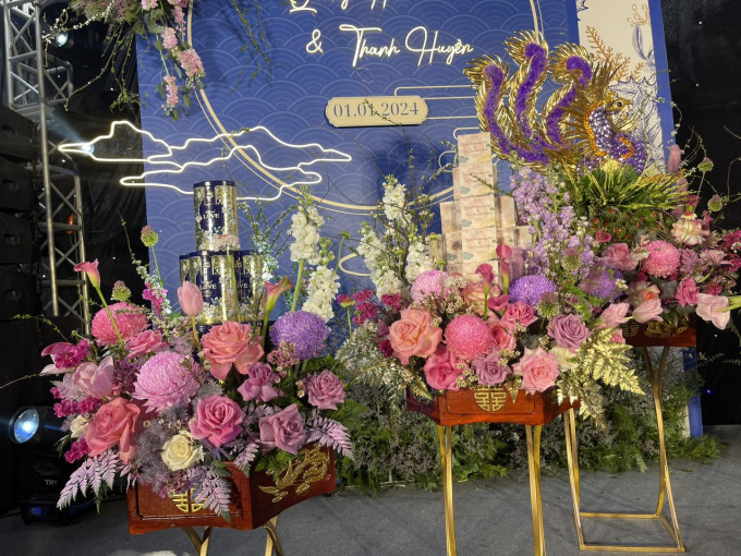 Cận cảnh 9 tráp ăn hỏi xịn xò của Quang Hải trước giờ hỏi vợ- Ảnh 3.