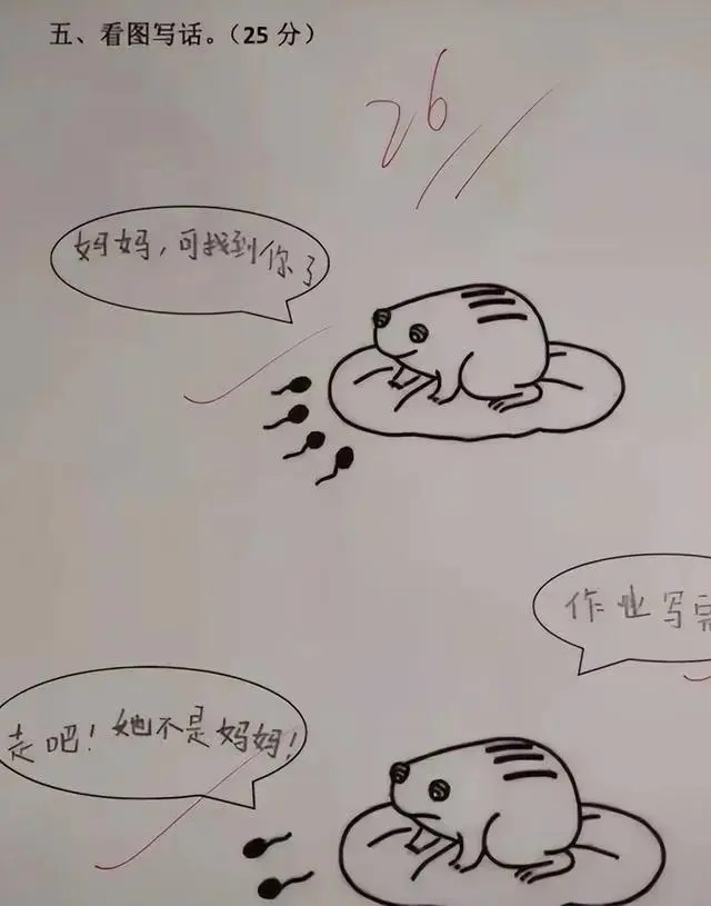 Đang chấm b&agrave;i kiểm tra, gi&aacute;o vi&ecirc;n phải &ocirc;m bụng cười ngặt nghẽo: Lớp c&oacute; em học sinh h&agrave;i hước qu&aacute;!- Ảnh 1.