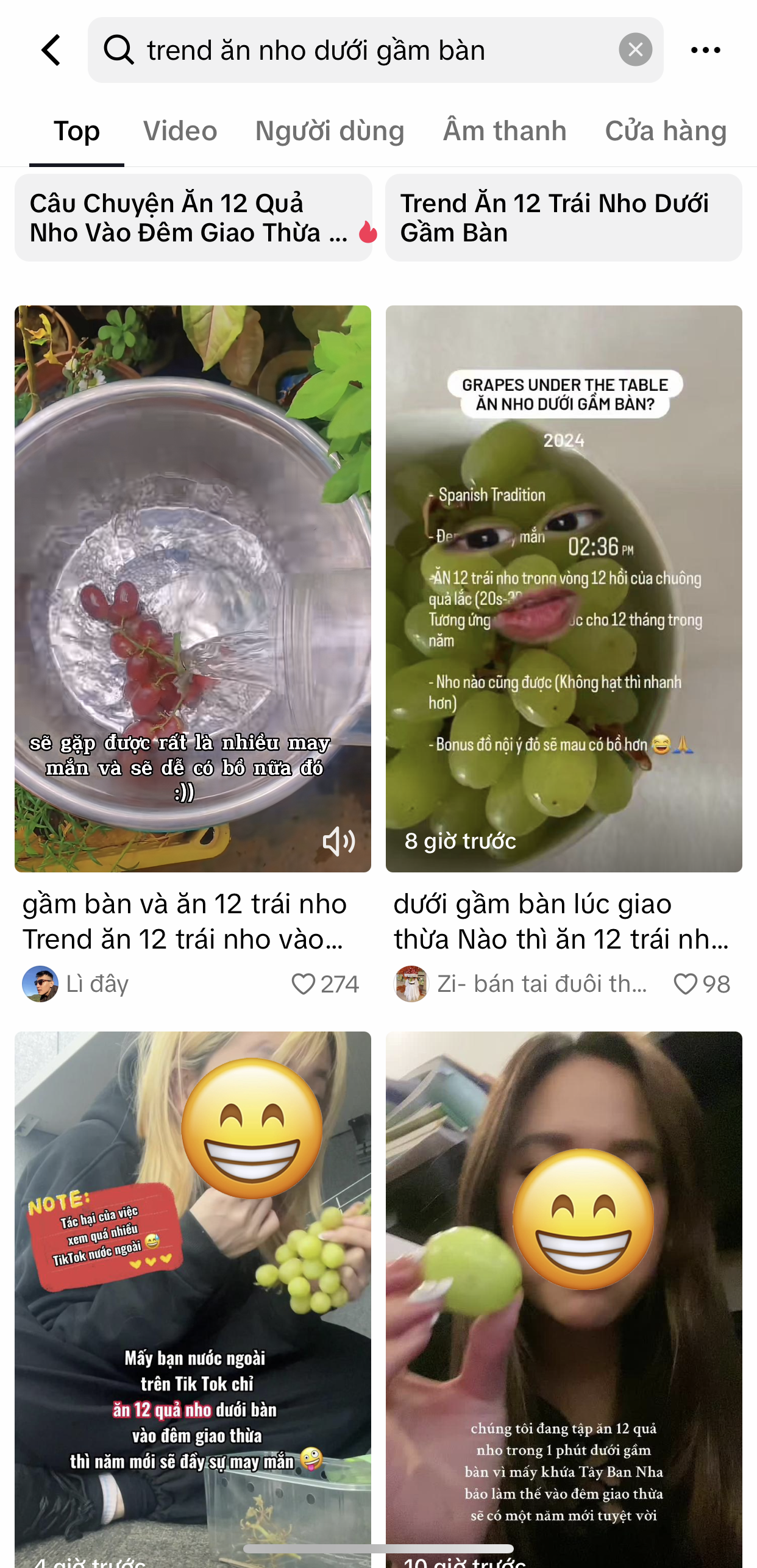 Trend hot nhất TikTok ngày đầu năm mới: Hội độc thân rủ nhau xuống gầm bàn ngồi ăn nho vì ý nghĩa đặc biệt- Ảnh 1.