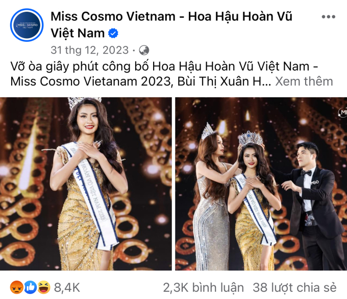 Fanpage Hoa hậu Hoàn vũ Việt Nam nhận "bão phẫn nộ" hậu kết quả đăng quang của Bùi Thị Xuân Hạnh- Ảnh 4.
