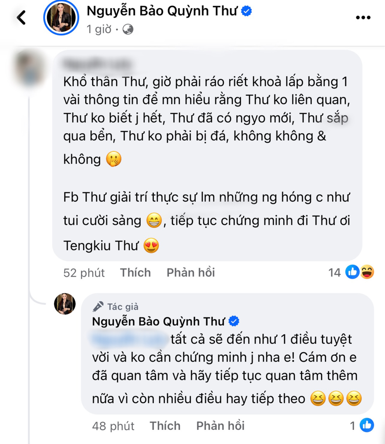 Bị netizen đá xéo việc "ráo riết" khoe tình mới, Quỳnh Thư thẳng thắn đáp trả- Ảnh 2.