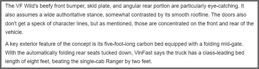 Báo Tây nói về dàn xe VinFast tại CES 2024: Wild là đối thủ nặng ký của Ranger, VF 3 được chú ý, so sánh với Jimny- Ảnh 4.