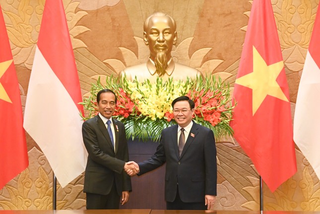 Chủ tịch Quốc hội Vương Đình Huệ hội kiến Tổng thống Indonesia- Ảnh 2.