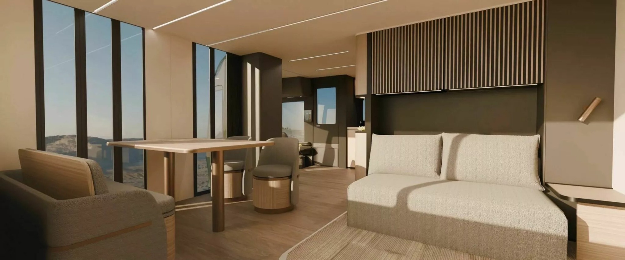 Hãng Ý thiết kế xe cho VinFast hé lộ xe mới có nội thất như chung cư: Đủ các phòng cơ bản với phong cách sang xịn- Ảnh 14.