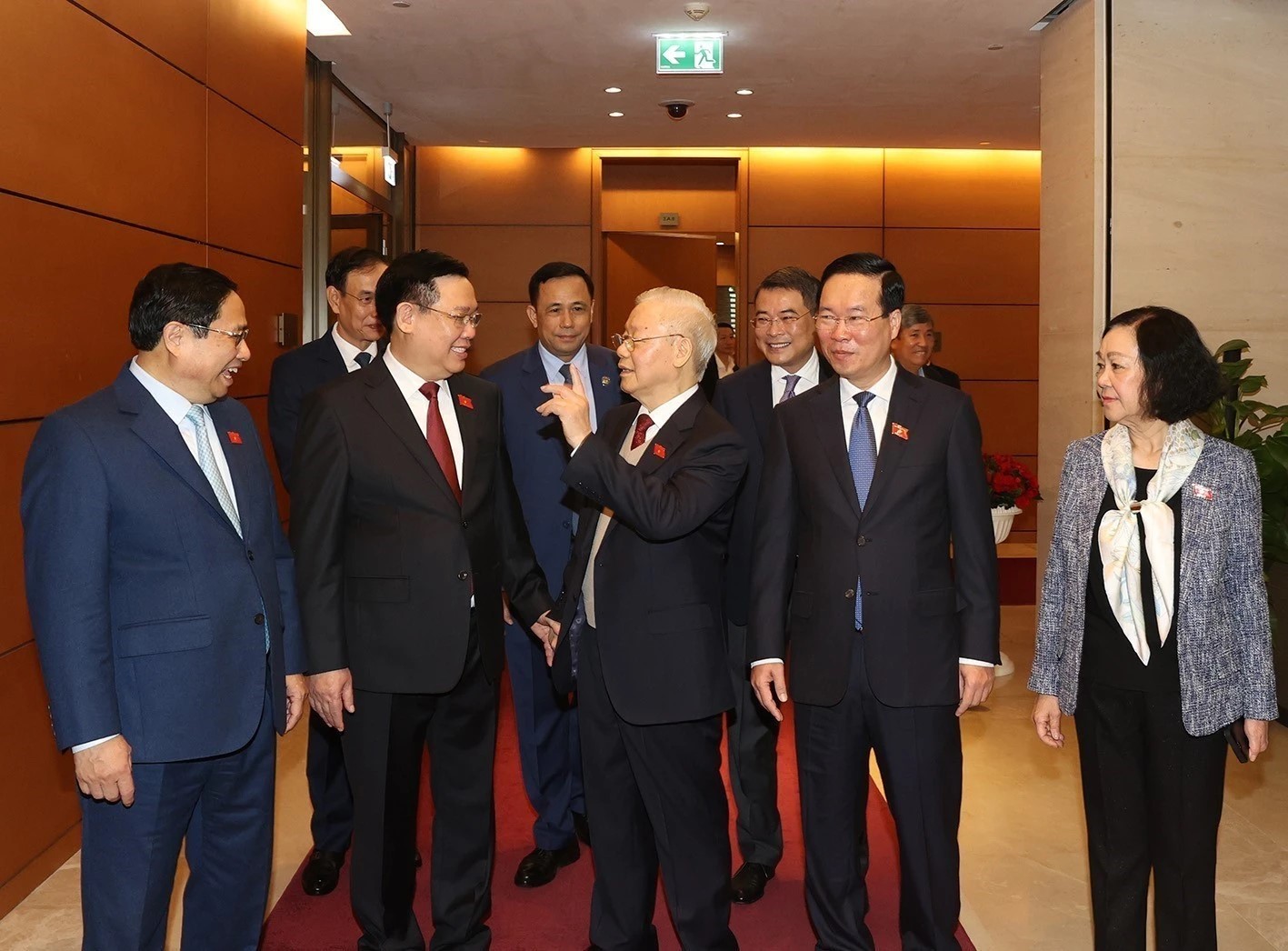 Tổng Bí thư Nguyễn Phú Trọng dự khai mạc Kỳ họp bất thường lần thứ 5, Quốc hội khóa XV- Ảnh 3.