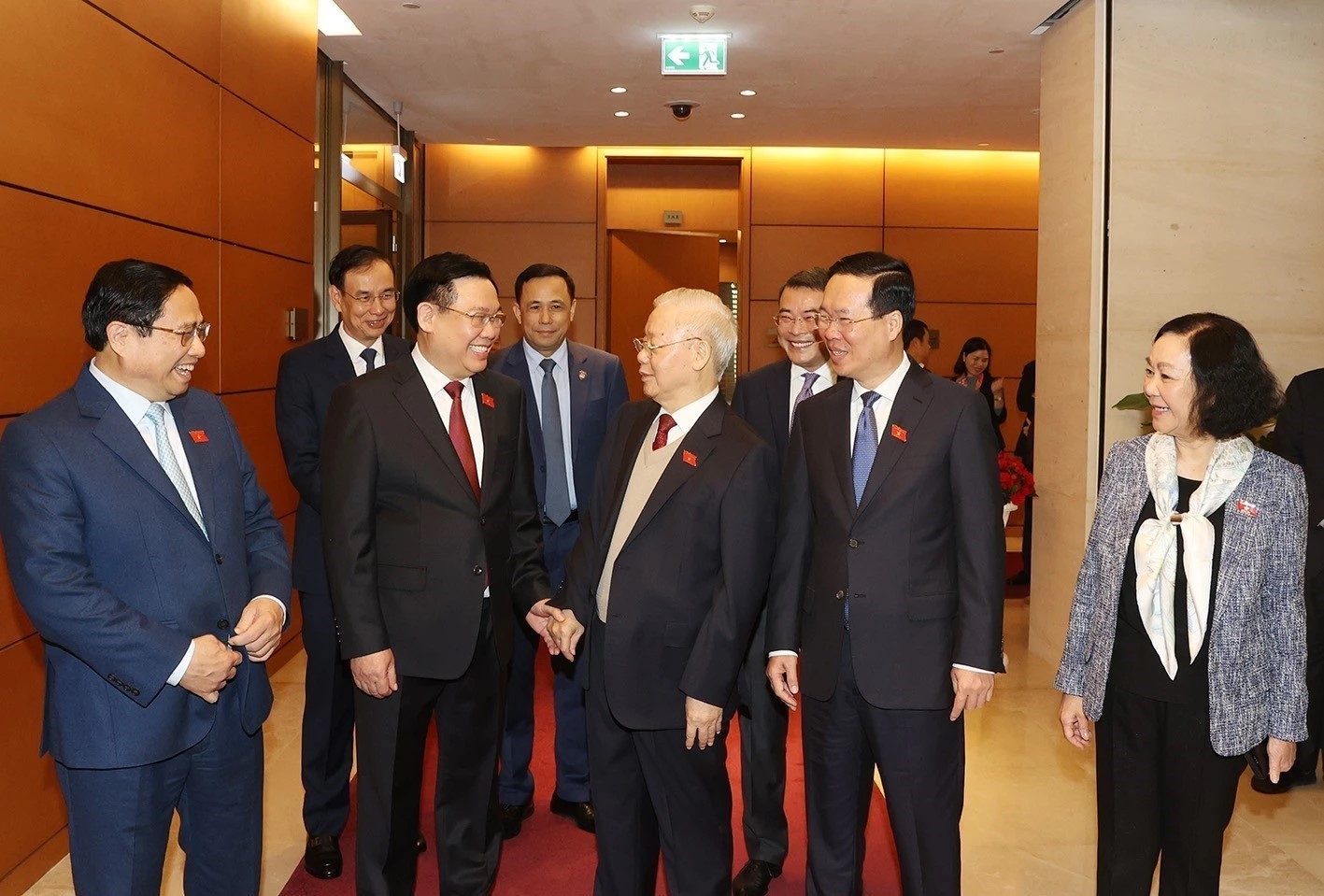 Tổng Bí thư Nguyễn Phú Trọng dự khai mạc Kỳ họp bất thường lần thứ 5, Quốc hội khóa XV- Ảnh 2.