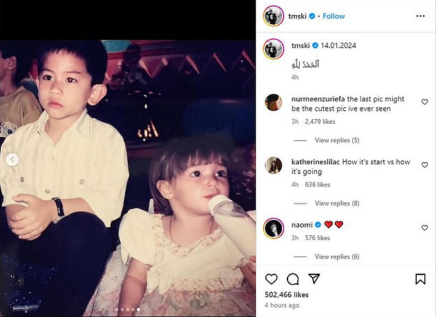 Hoàng tử Brunei đăng tải ảnh bức ảnh đặc biệt bên cạnh vợ, dân tình lập tức trầm trồ: "Hơn cả cổ tích"- Ảnh 2.