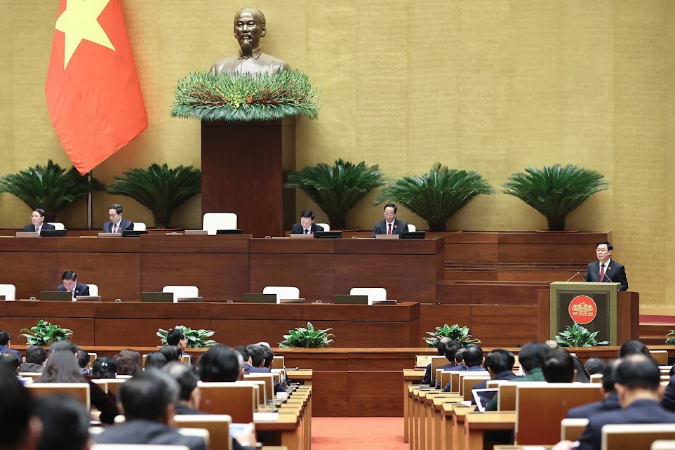 Tổng Bí thư Nguyễn Phú Trọng dự khai mạc Kỳ họp bất thường lần thứ 5, Quốc hội khóa XV- Ảnh 11.
