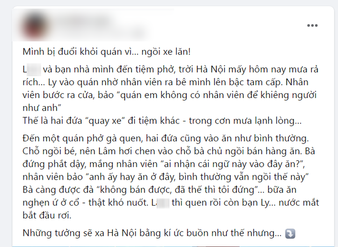 Chủ quán phở ở Hà Nội nói về nam TikToker ngồi xe lăn: 'Không có như trên mạng đâu, chú ấy ăn xong vẫn tươi cười đi ra'- Ảnh 1.