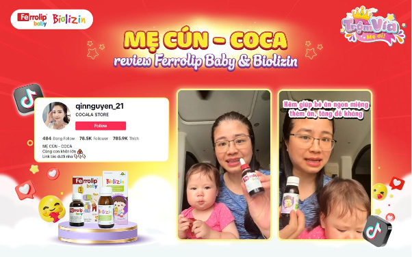 Hội hot mom thông thái đồng loạt review sắt kẽm Ferrolip Baby, Biolizin- Ảnh 2.