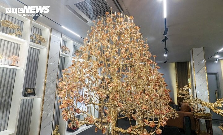 Chiêm ngưỡng cây bồ đề mạ vàng, nặng hơn 1 tấn ở TP.HCM- Ảnh 7.