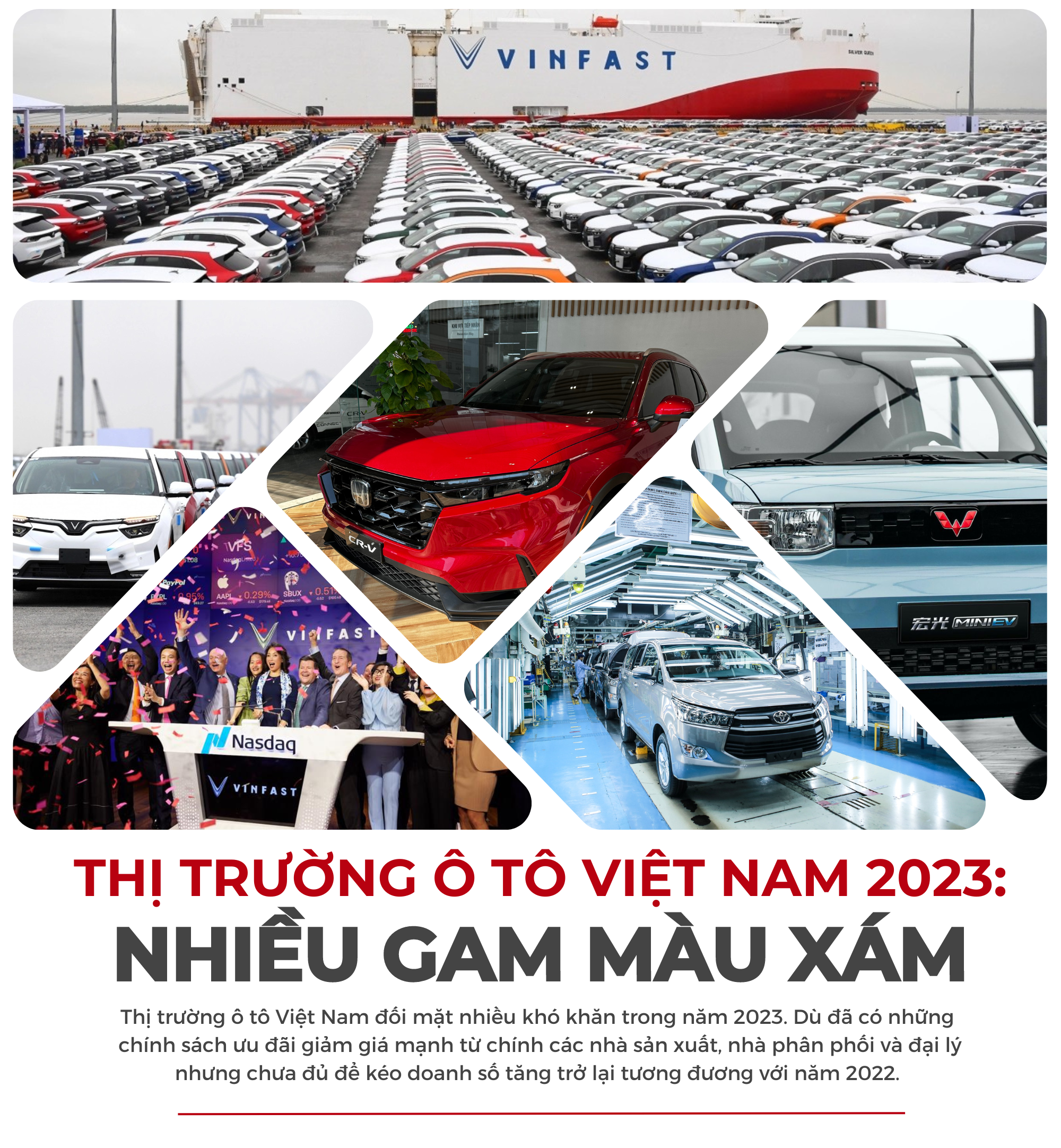 Thị trường ô tô Việt Nam 2023: Nhiều gam màu xám- Ảnh 1.