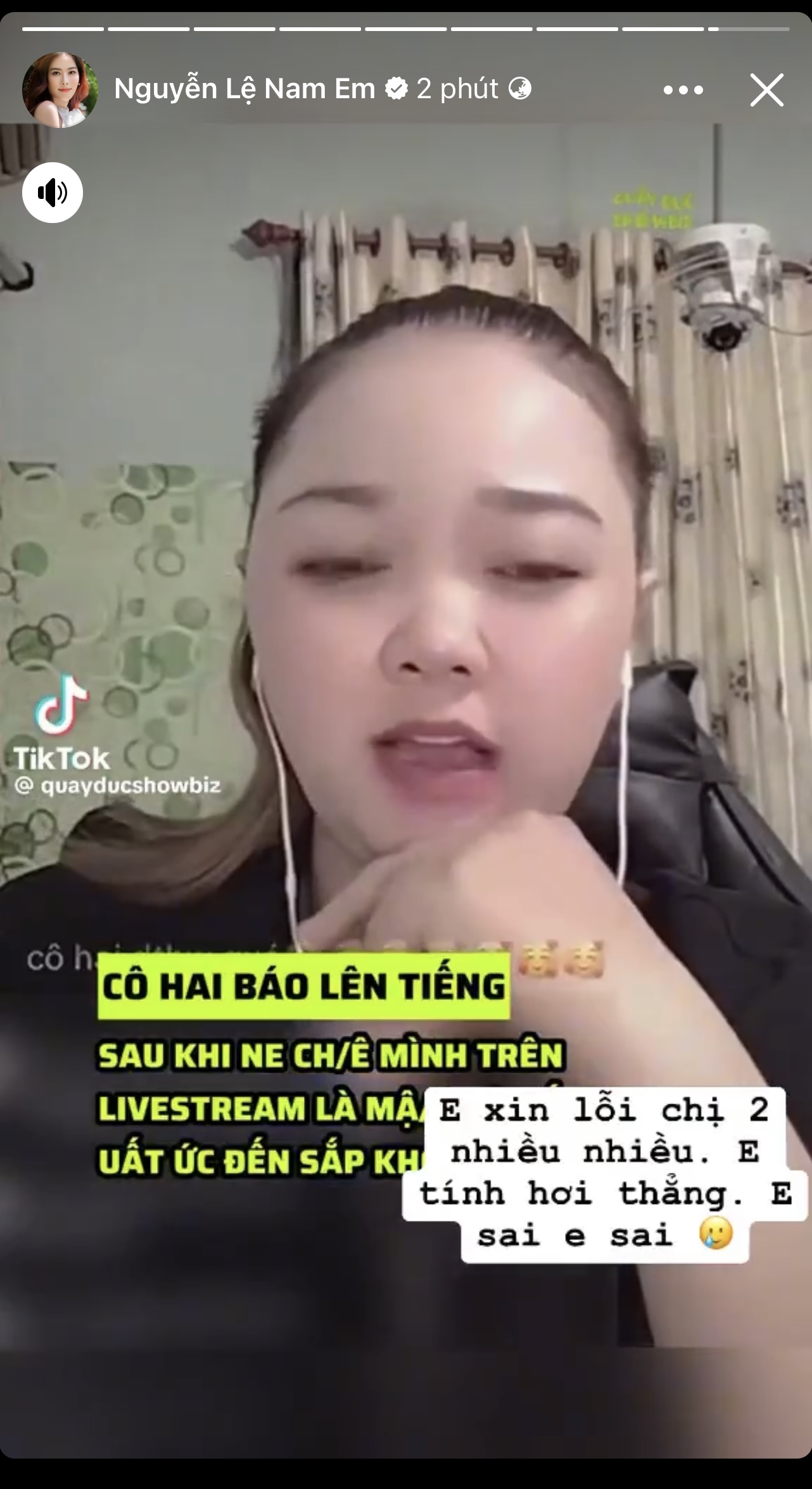 Công khai chê bai ngoại hình "Cô Hai Báo", Nam Em phải gấp rút lên tiếng xin lỗi- Ảnh 1.