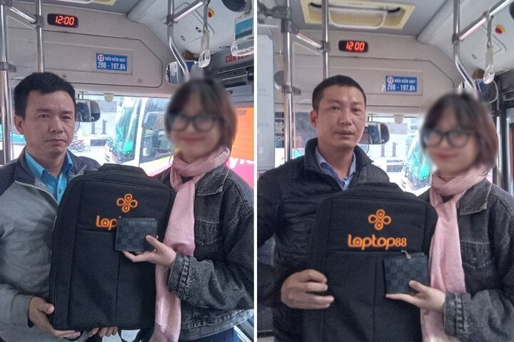 Nhân viên xe buýt trả lại laptop cho nữ sinh để quên- Ảnh 1.