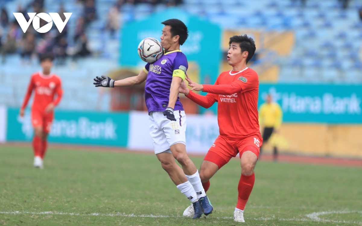 Hoàng Đức, Bùi Tiến Dũng tái xuất giúp Thể Công Viettel đánh bại Hà Nội FC- Ảnh 10.