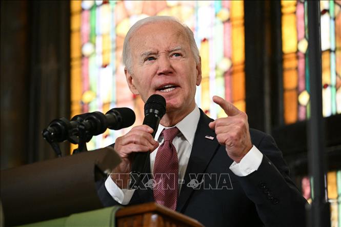 Bầu cử Mỹ 2024: Xuất hiện các cuộc gọi giả giọng Tổng thống Joe Biden- Ảnh 1.