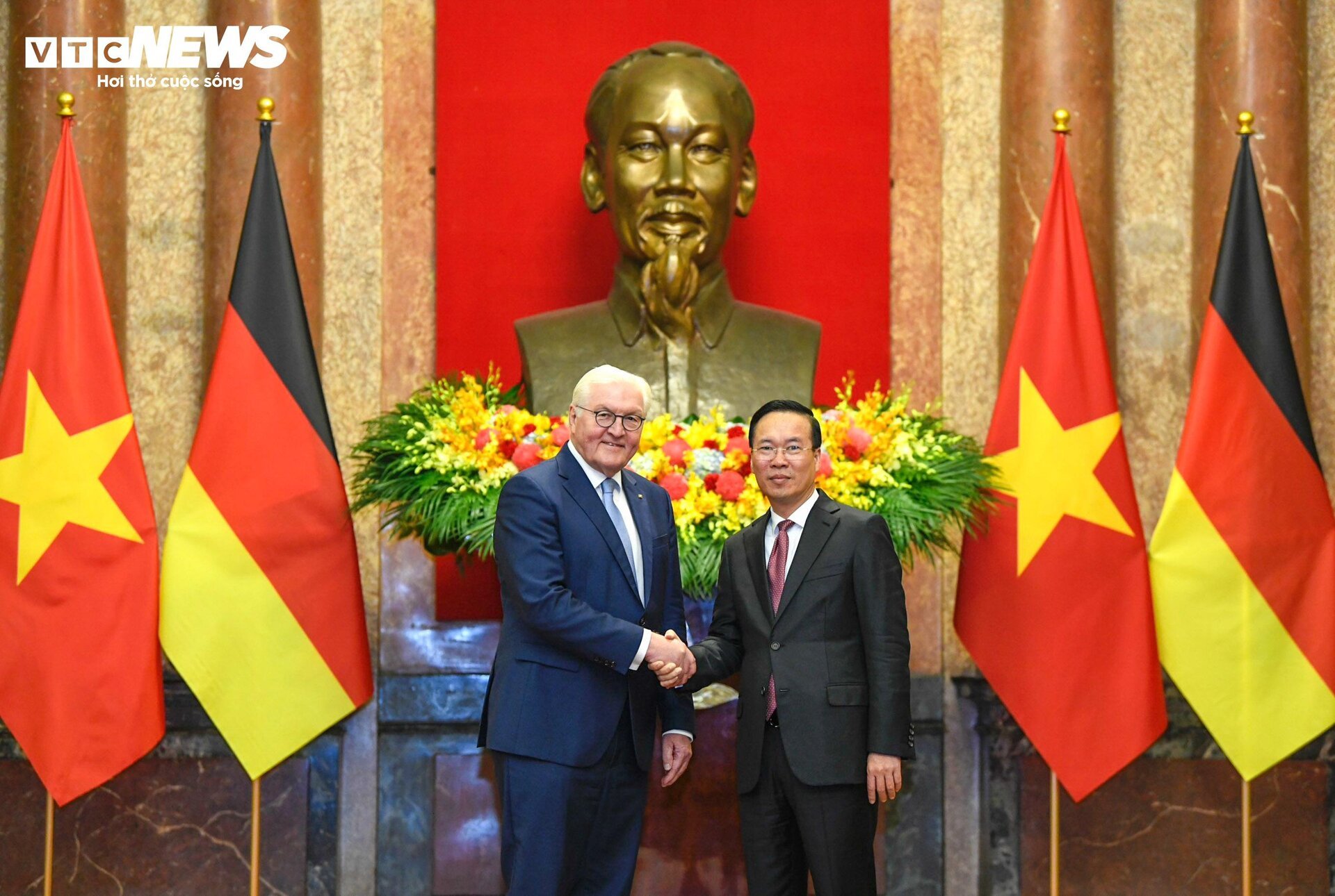 Lễ đón Tổng thống Đức Frank-Walter Steinmeier thăm cấp Nhà nước tới Việt Nam- Ảnh 10.