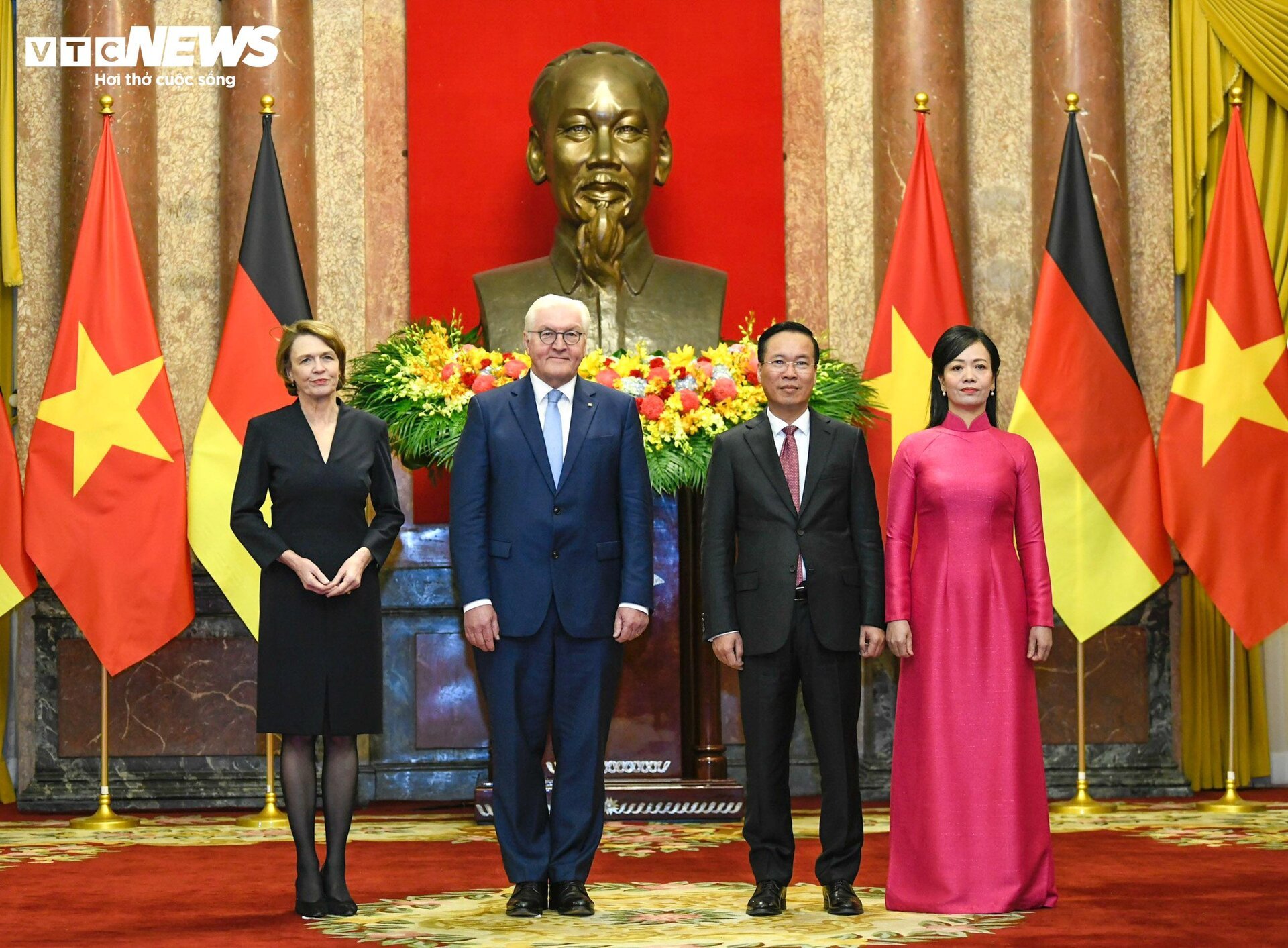 Lễ đón Tổng thống Đức Frank-Walter Steinmeier thăm cấp Nhà nước tới Việt Nam- Ảnh 12.