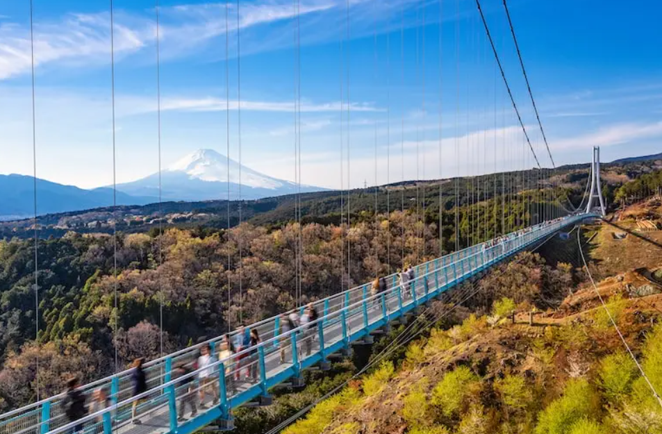 Nhật Bản khiến thế giới thán phục: Xây ‘đường giữa không trung’, ‘treo qua’ khe núi cho người dân đi bộ, dài tới 400 mét với chi phí khủng 663 tỷ đồng- Ảnh 1.